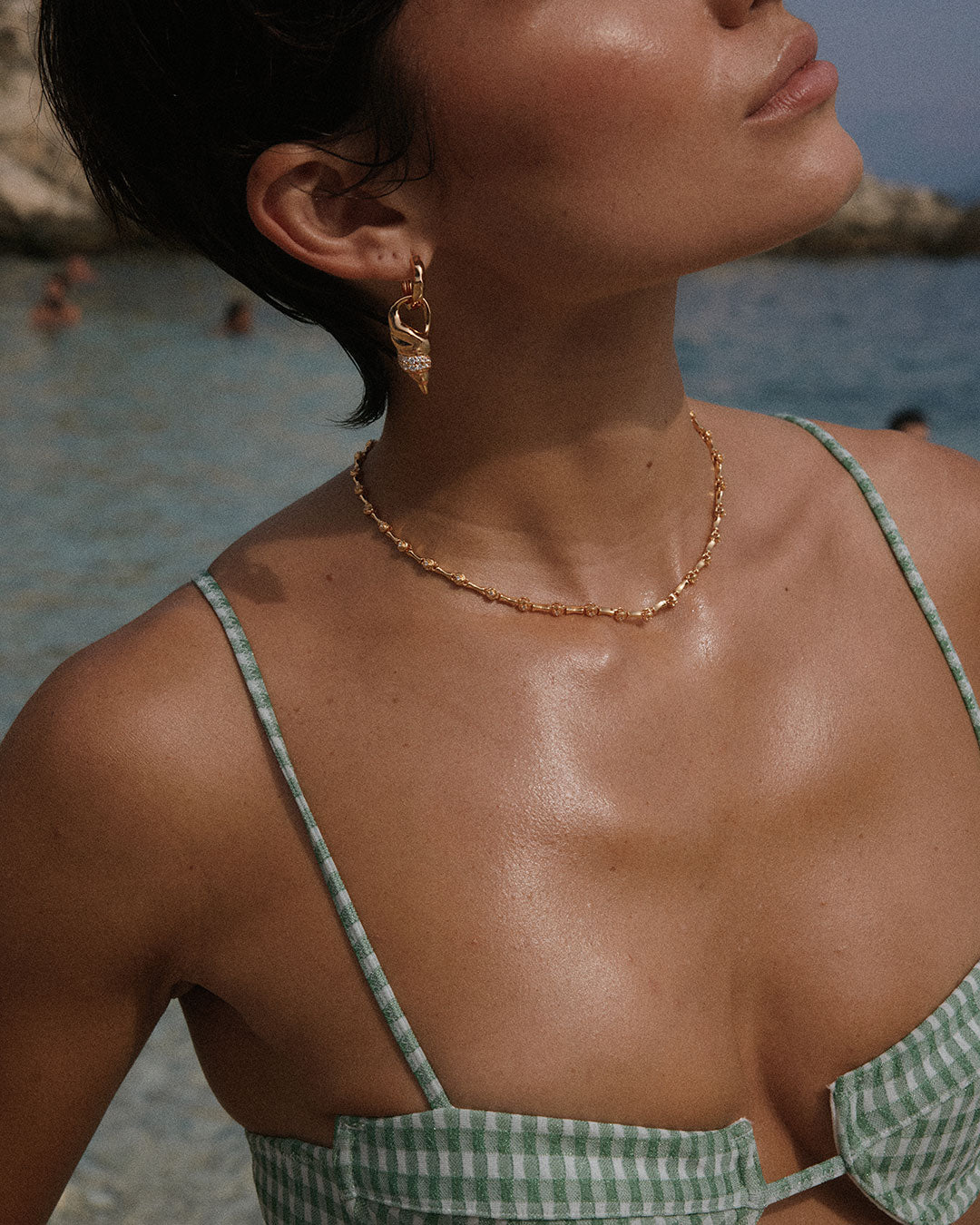 Luv Aj - The Seashell Charm Hoops -