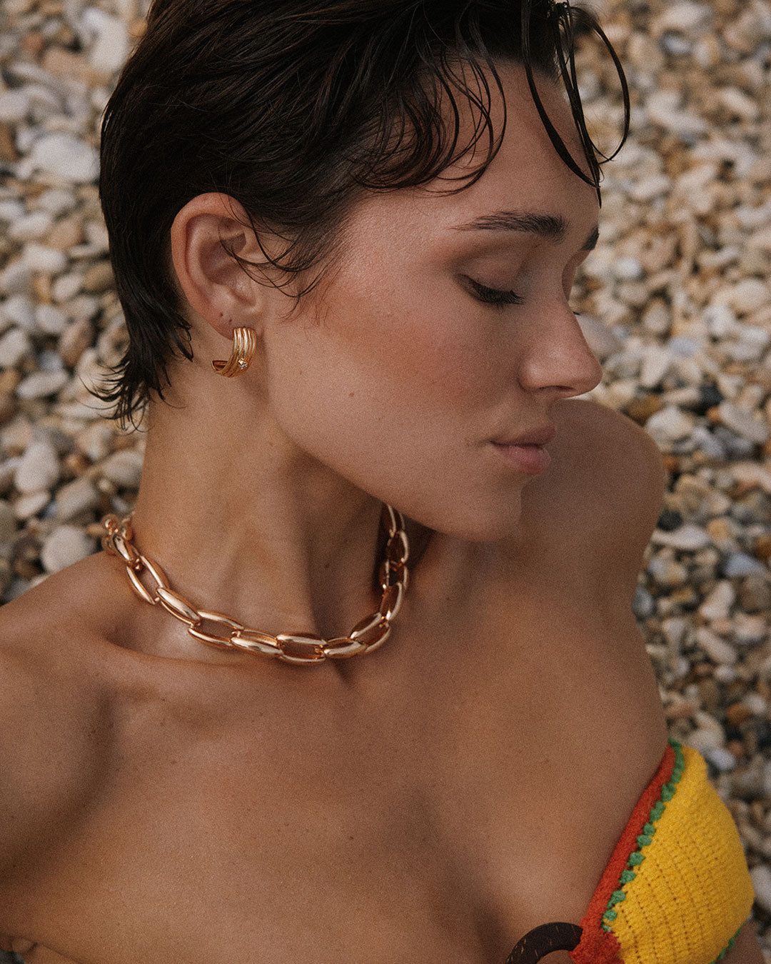 Luv Aj - The Ridged Positano Studs -
