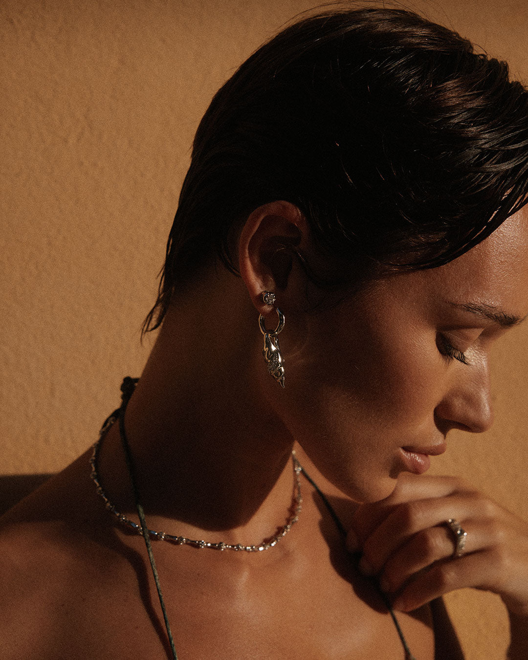 Luv Aj - The Seashell Charm Hoops -