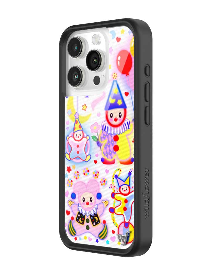 Wildflower iPhone case 15 Pro Clown Around Red Cute