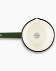 Crow Canyon Home - Camp Wandawega x CCH Sauce Pot - Forest Green & Cream -