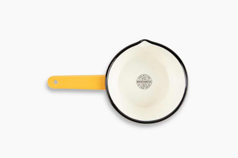 Crow Canyon Home - Camp Wandawega x CCH Sauce Pot - Mustard Yellow &amp; Cream -