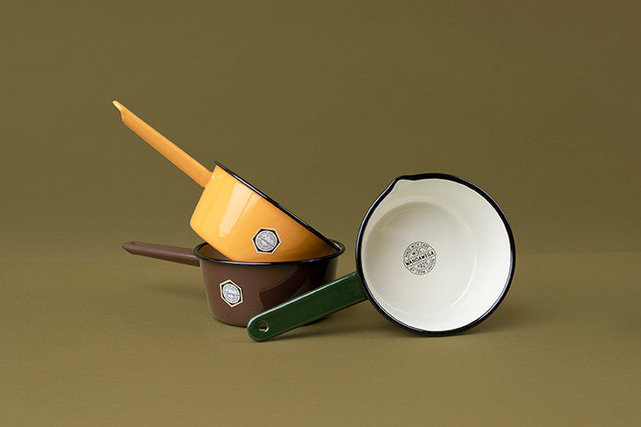 Crow Canyon Home - Camp Wandawega x CCH Sauce Pot - Forest Green &amp; Cream -