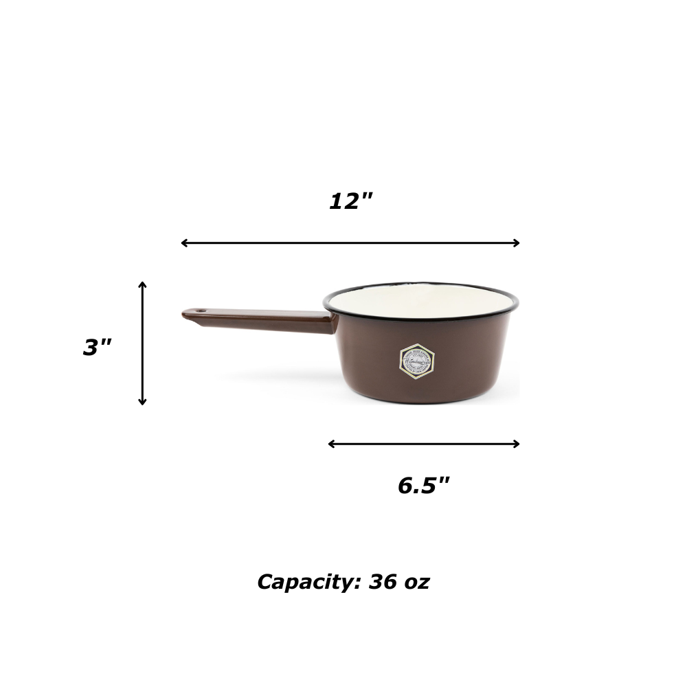 Crow Canyon Home - Camp Wandawega x CCH Sauce Pot - Brown &amp; Cream -