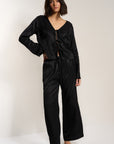 Be Idle - Drawstring Pant - Black -