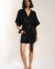 Be Idle - The Short Robe - Black -