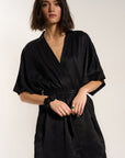 Be Idle - The Short Robe - Black -