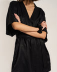 Be Idle - The Short Robe - Black -