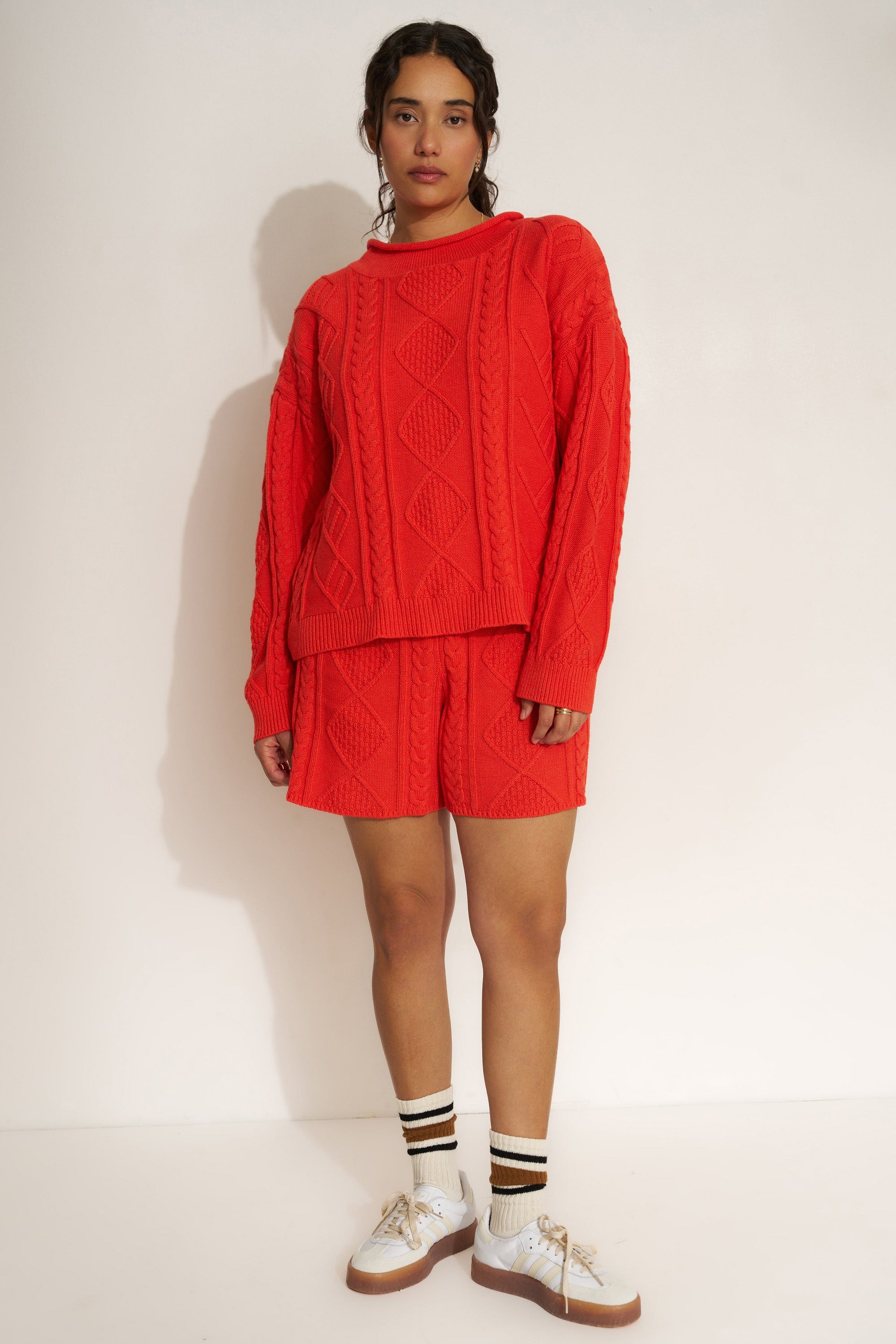 Callahan Knitwear - Daria Sweater - Tomato -
