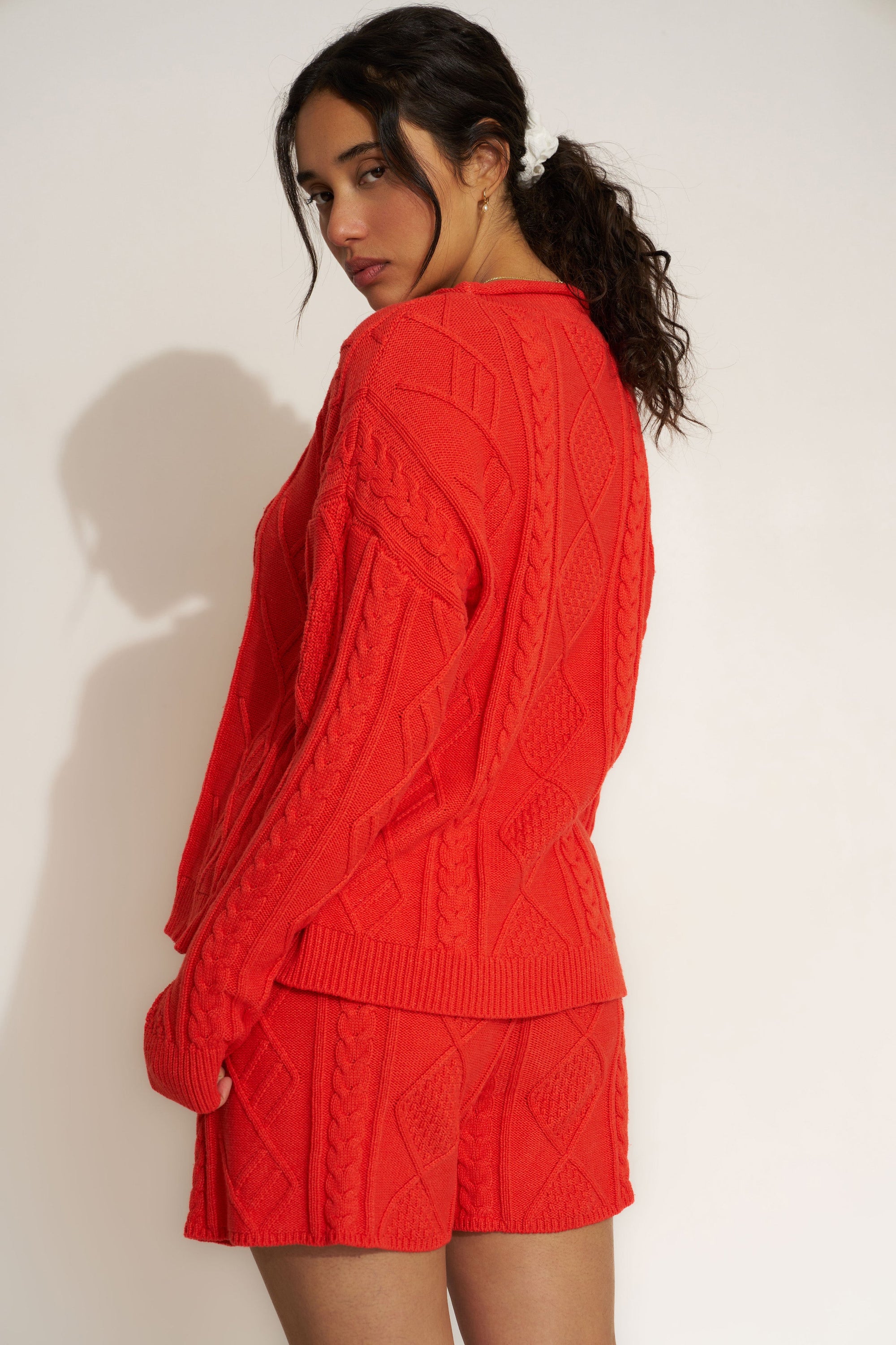 Callahan Knitwear - Daria Sweater - Tomato -