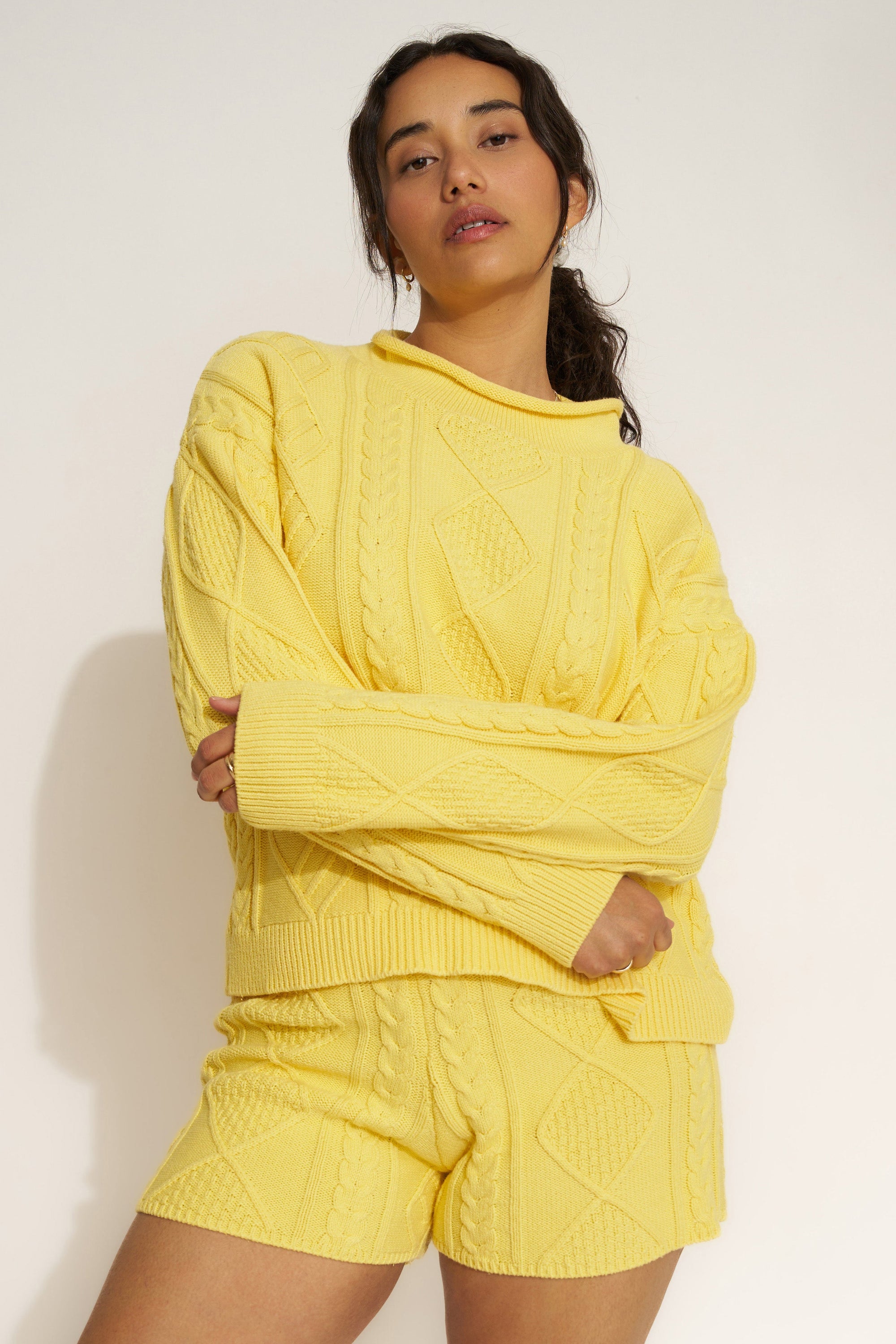 Callahan Knitwear - Iris Short - Butter -