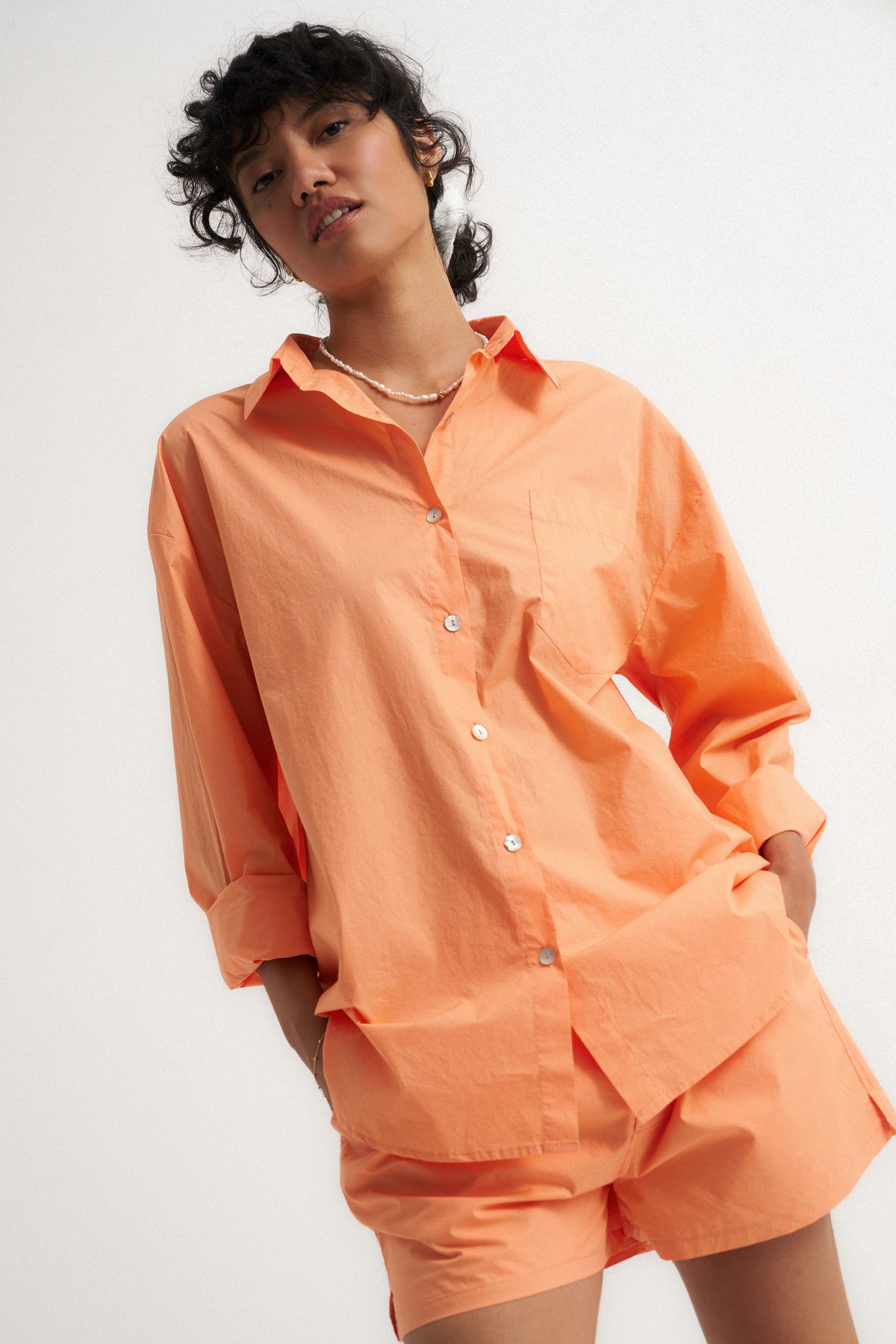 Offe The Poplin Boxer Short - Peach – offe market