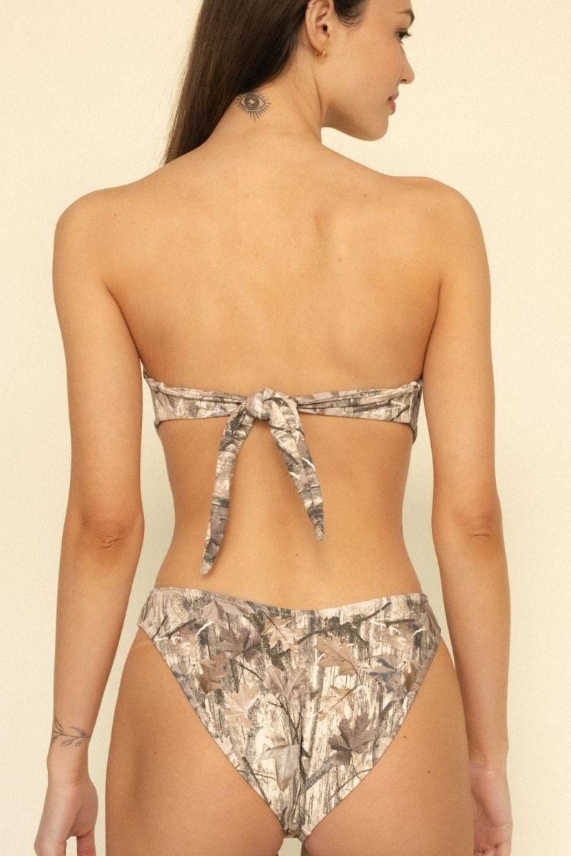 Montce - Camo Tori Ties Bandeau Bikini Top -