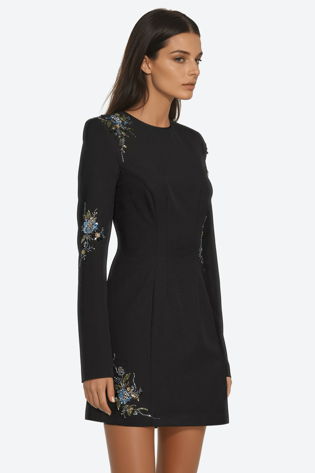 The Camryn - Embellished Mini Dress