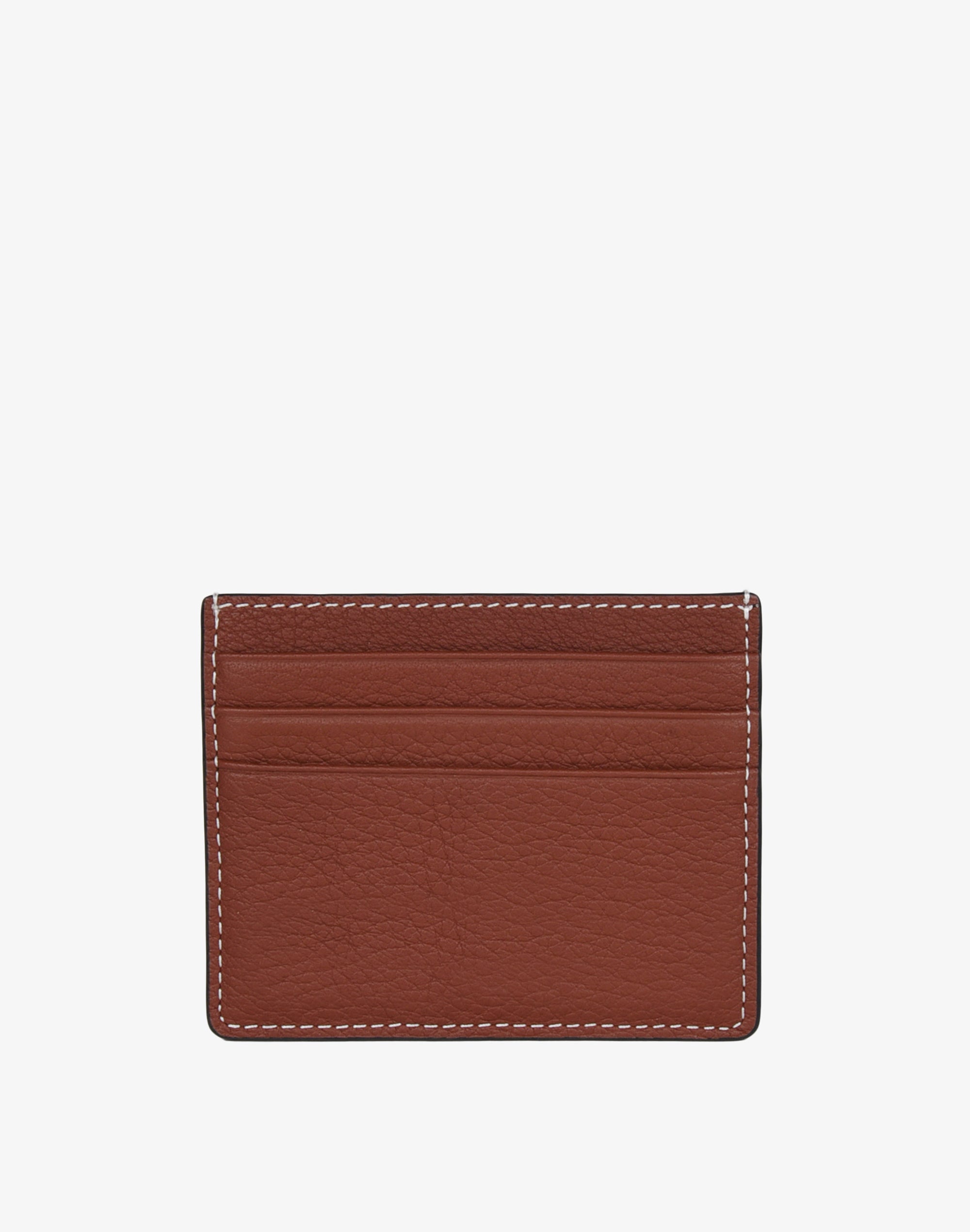 Luxe Card Wallet - Saddle Brown