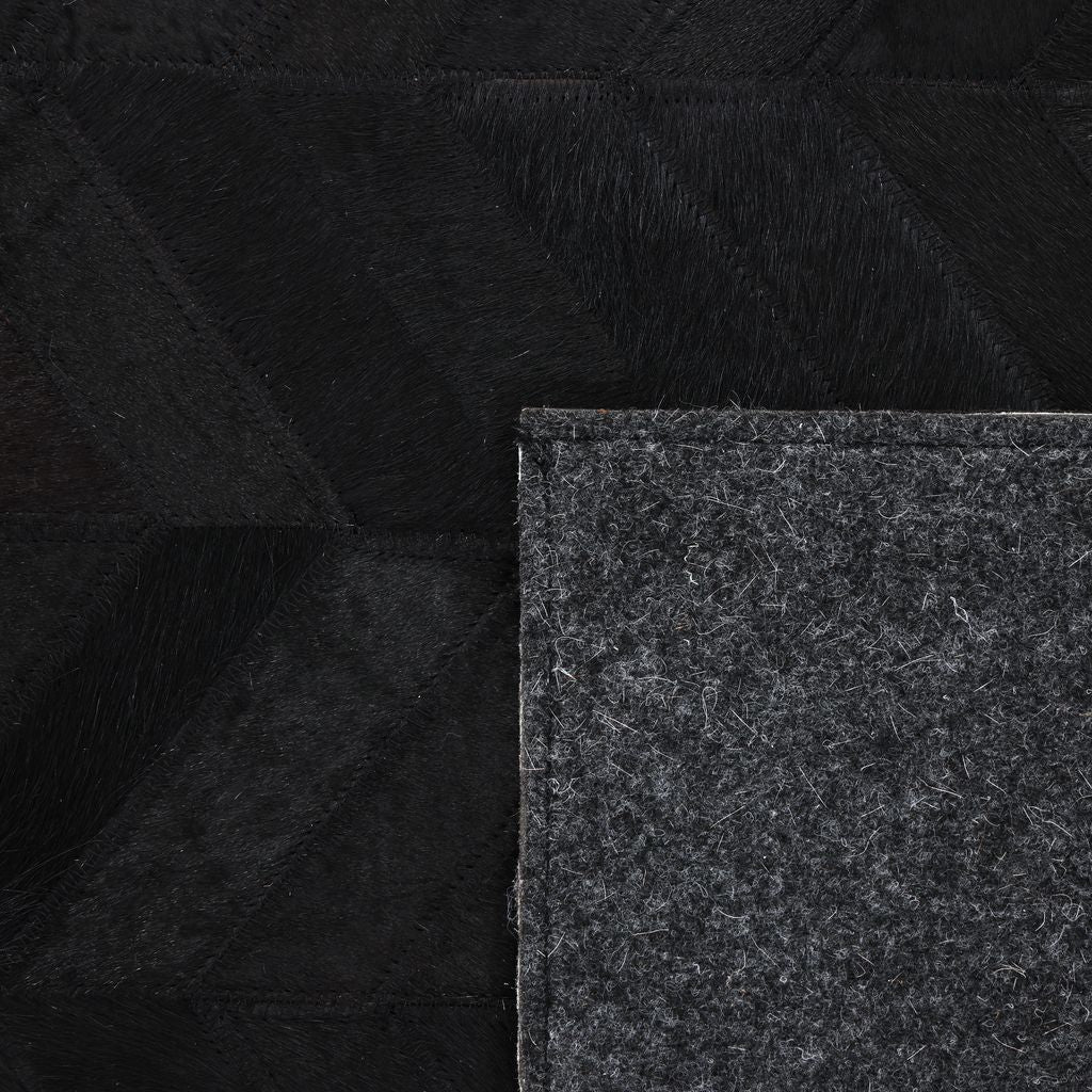Solo Rugs - Meir Handmade Contemporary Cowhide Area Rug -
