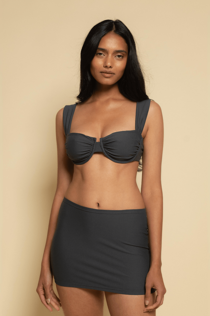 Montce - Charcoal Micro Skirt -