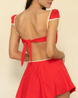 Montce - Cherry Cream Binded Ballet Skirt -