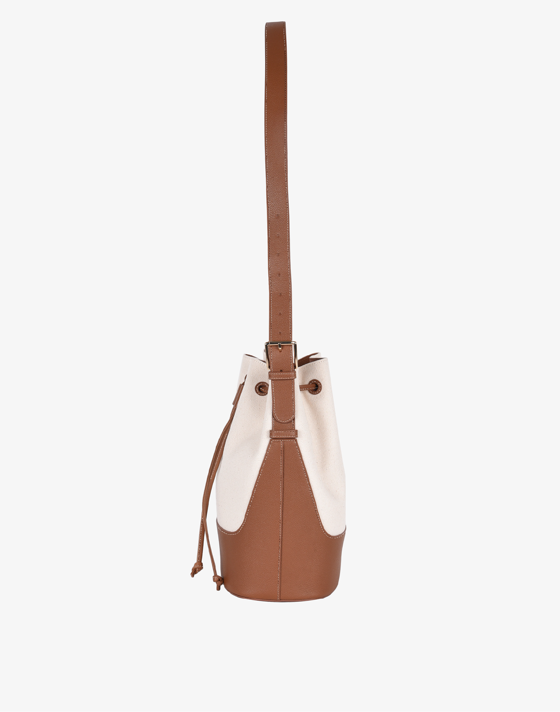 Canvas Cinch Bucket Bag