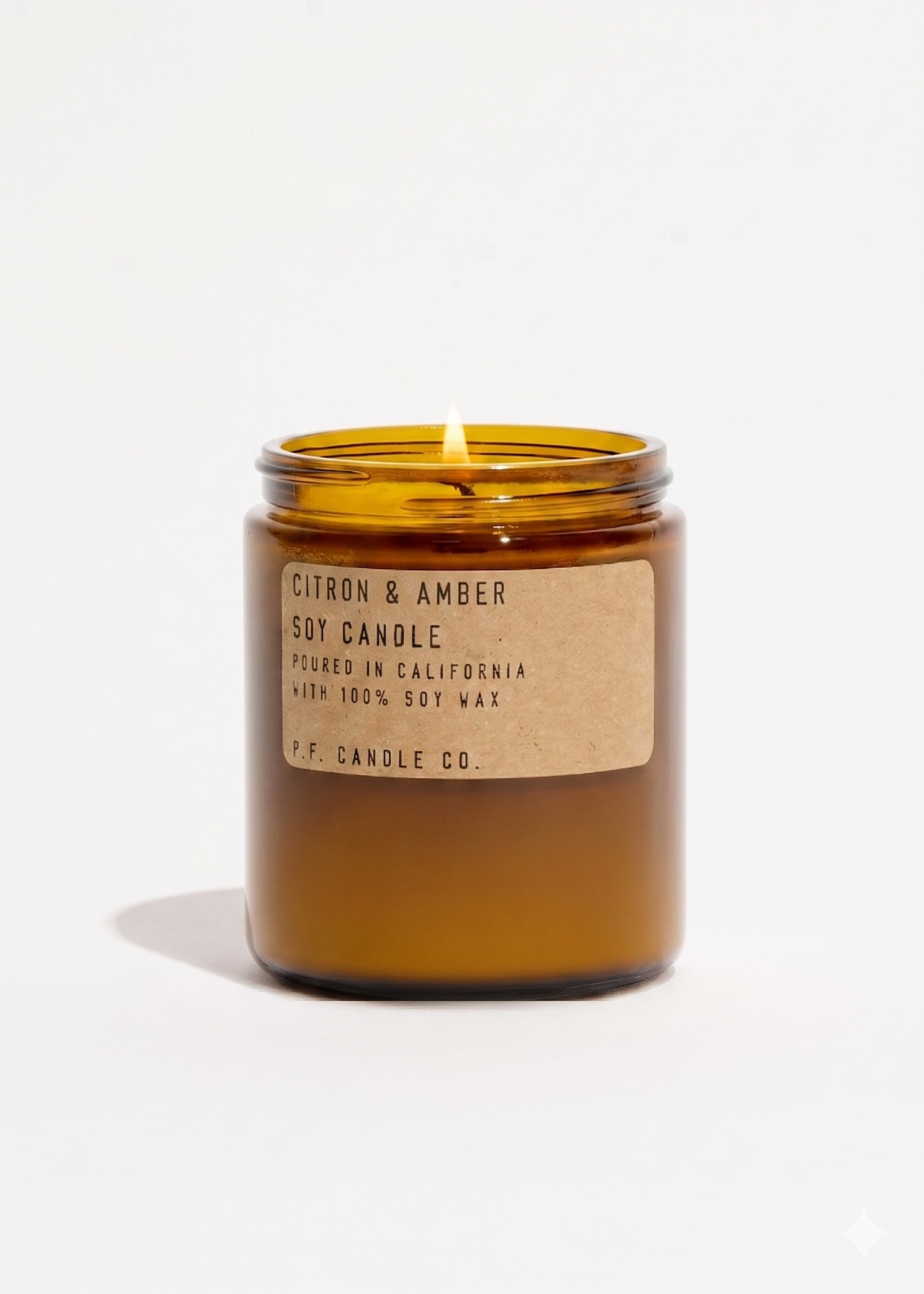 Citron &amp; Amber Candle
