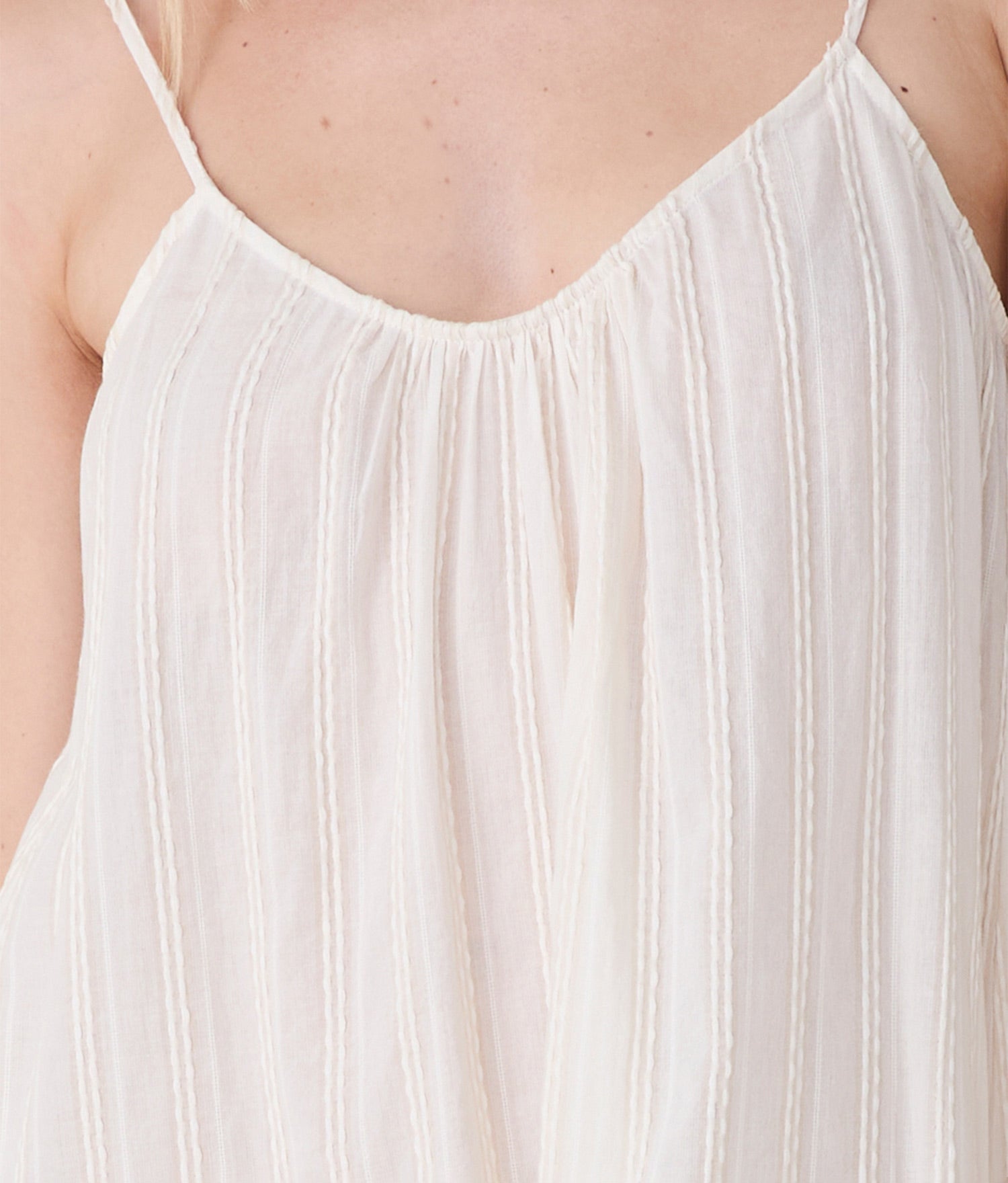 Andie Swim - The Harbor Mini Dress - Ribbon Stripe - Antique -