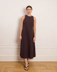 Tyler Midi Dress - Dark Cocoa