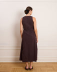 Tyler Midi Dress - Dark Cocoa