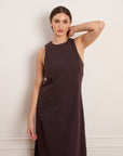 Tyler Midi Dress - Dark Cocoa