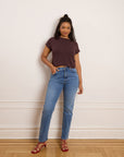 Winona High Rise Stovepipe Jeans - Indigo