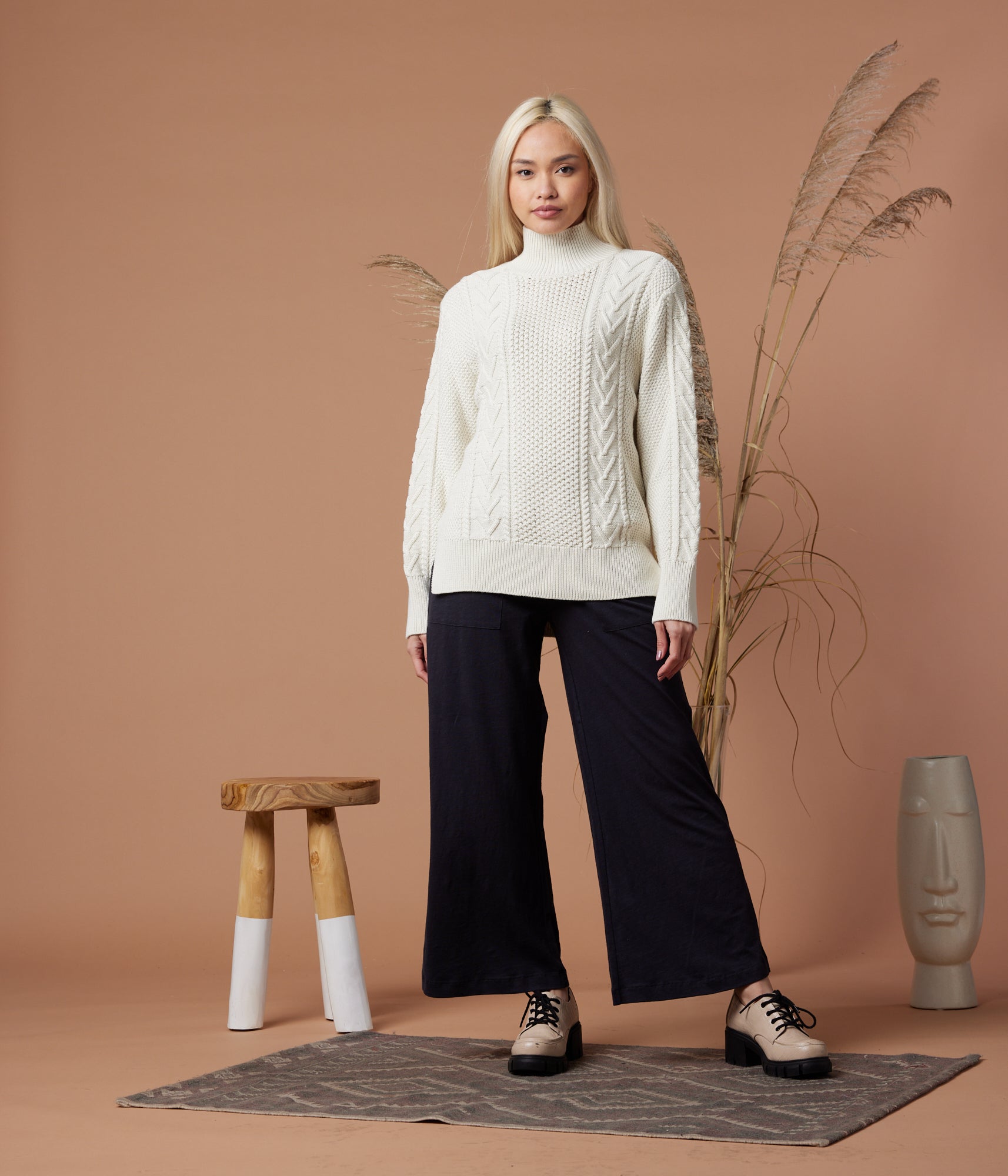 Known Supply - Dallas Sweater - Stone -