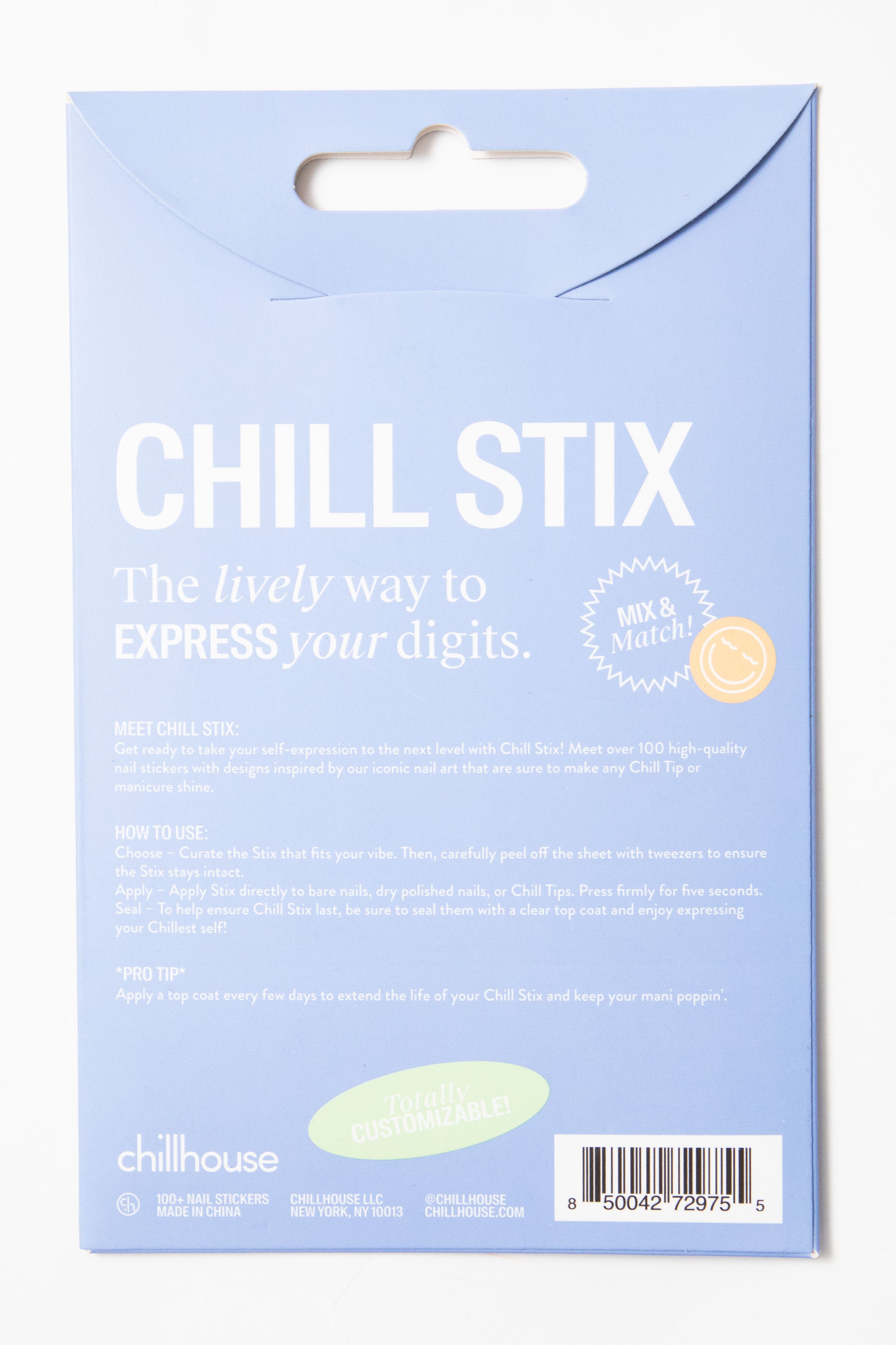 Chillhouse - Chill Stix Nail Stickers -