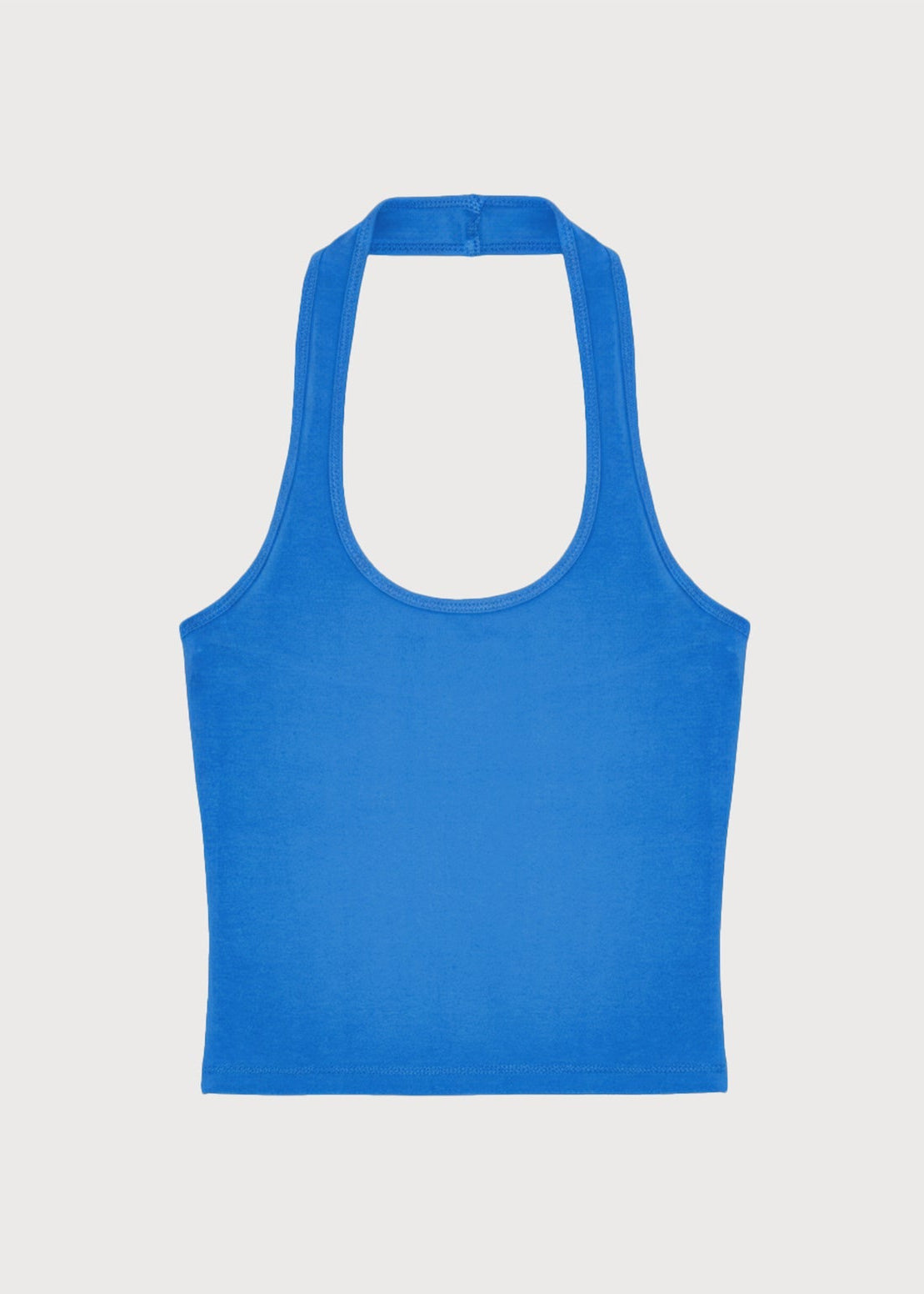 Organic Basics - Core Halter Top - Azure Blue -