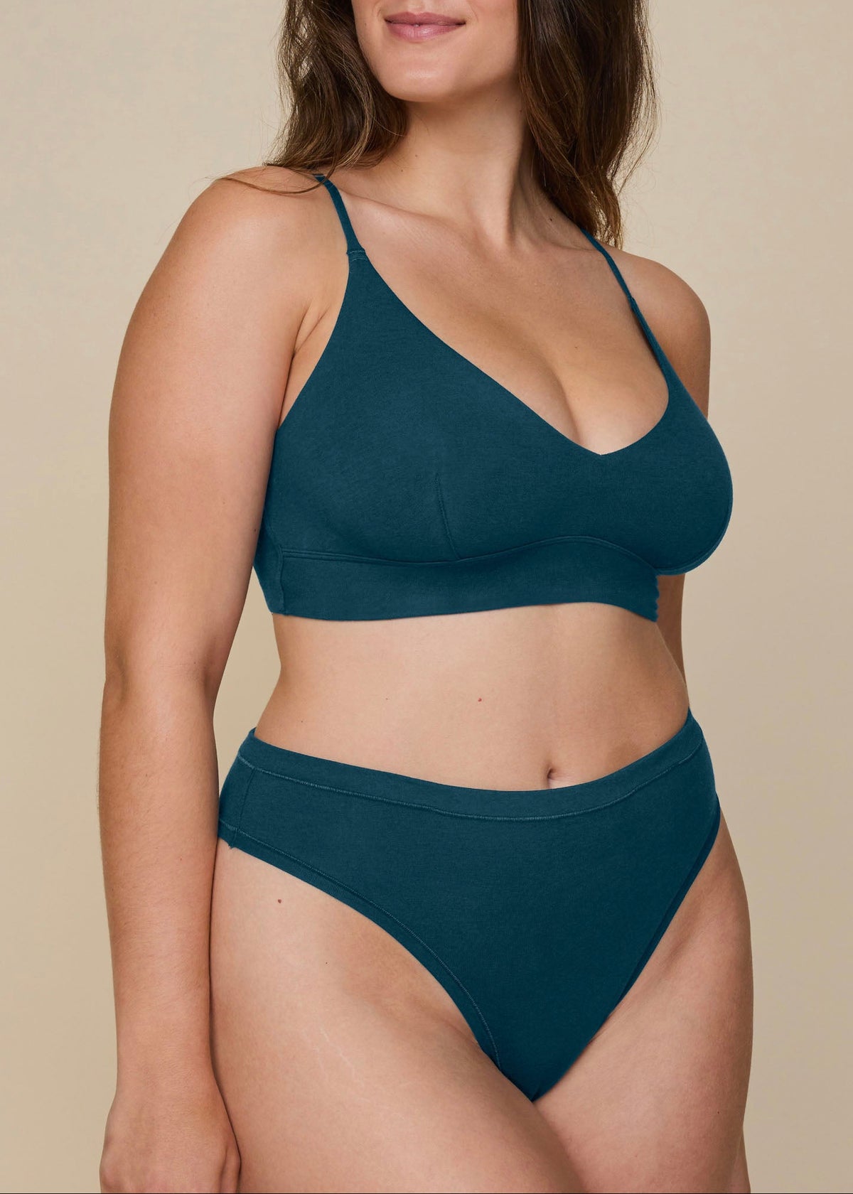 Harper Wilde - Cloud Cotton Triangle Bralette - Indigo -