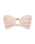 Montce - Crema Scrunch Tori Bandeau Bikini Top -