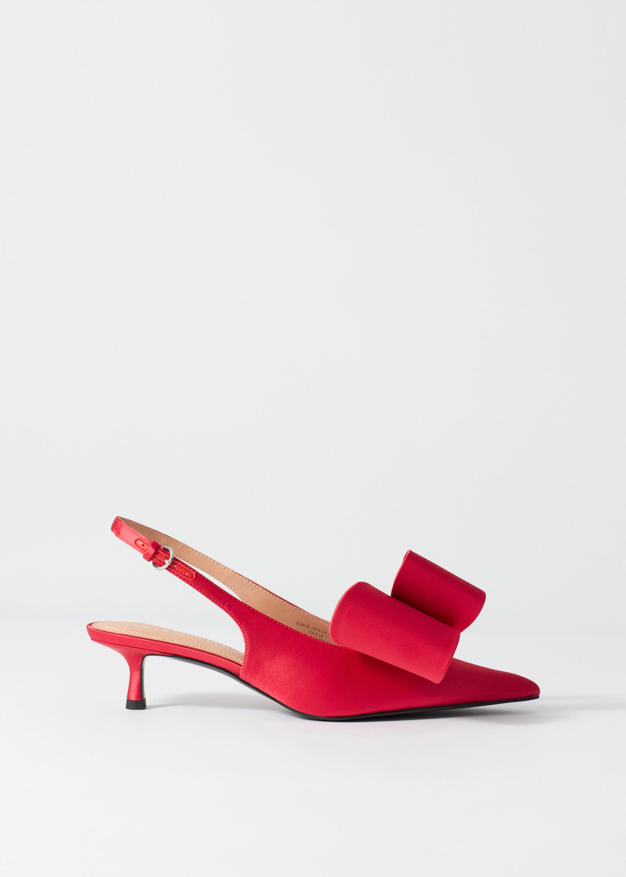 & Other Stories - Cristel Kitten Heel - Red -