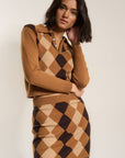 Callahan Knitwear - Dawn Mini Skirt - Chocolate -