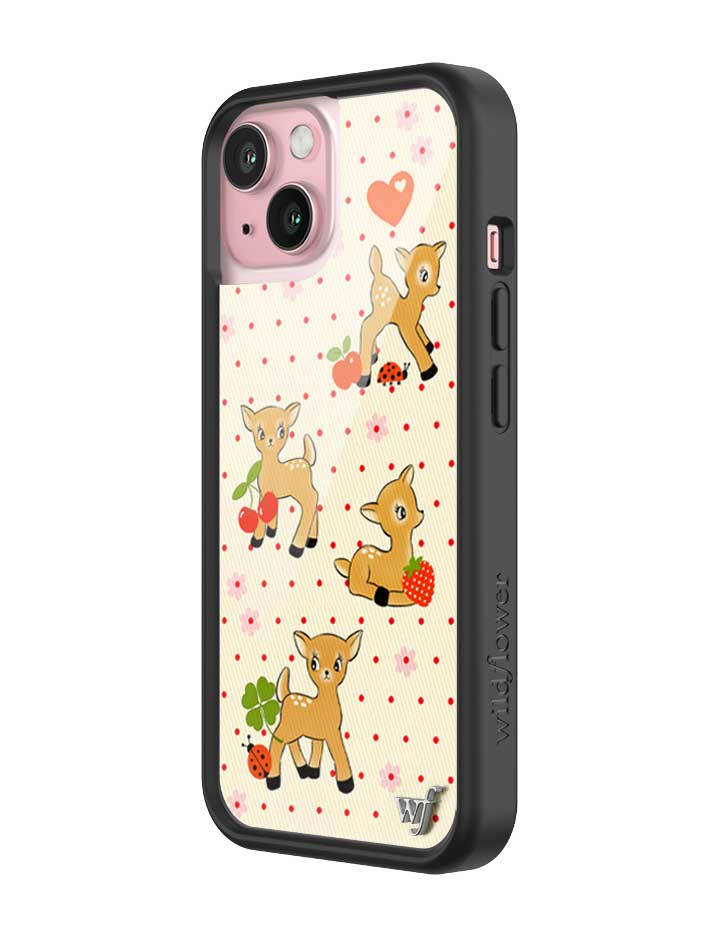 Wildflower iPhone case 15 Oh Deer Animals Cute