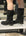 Astor Moto Boot - Black Suede