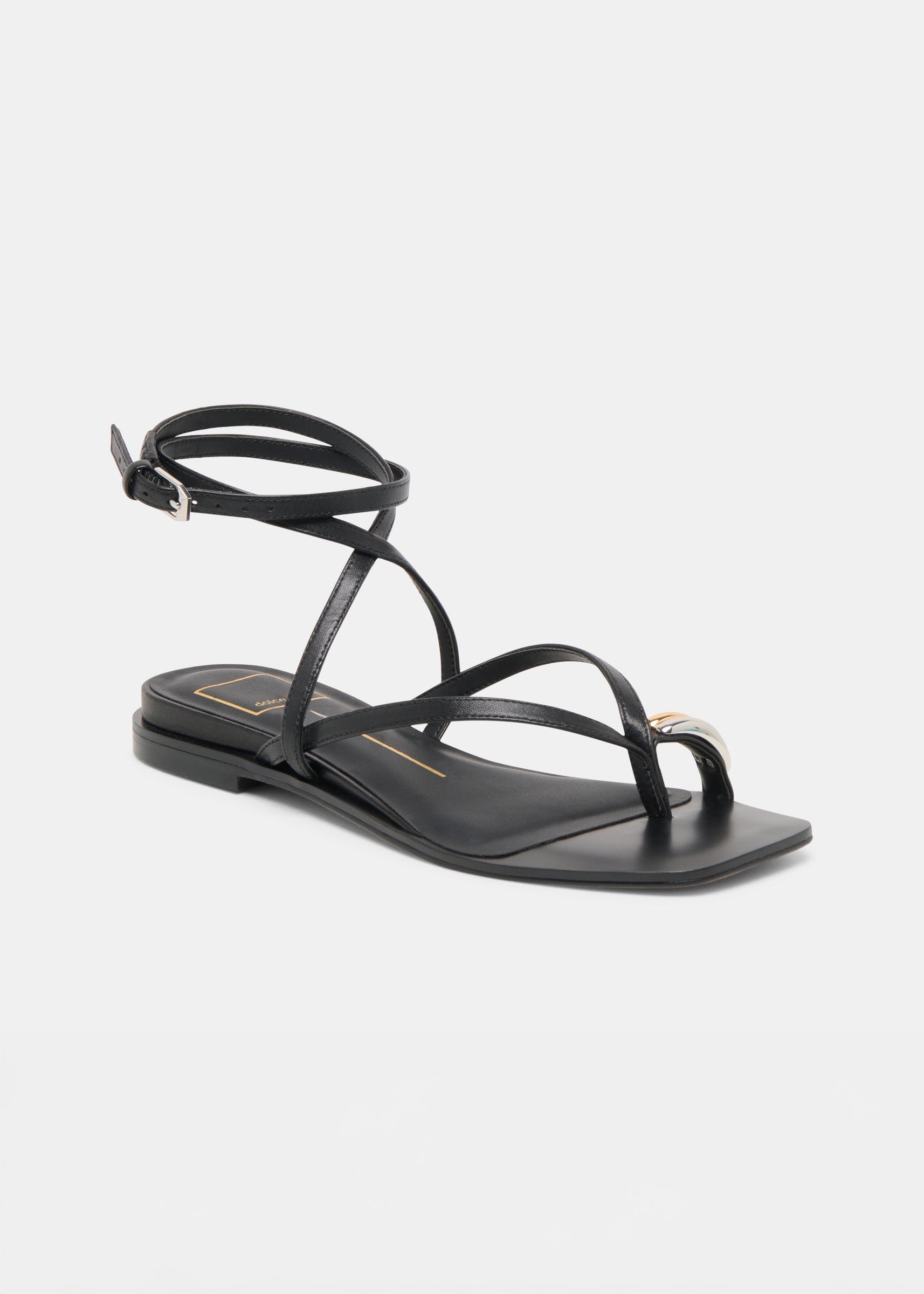Tyrice Sandals - Black Leather