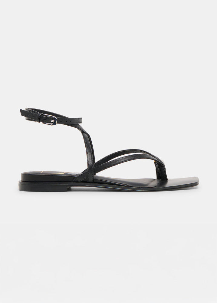 Tyrice Sandals - Black Leather