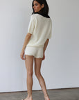 Callahan Knitwear - Doris Short - Creme -