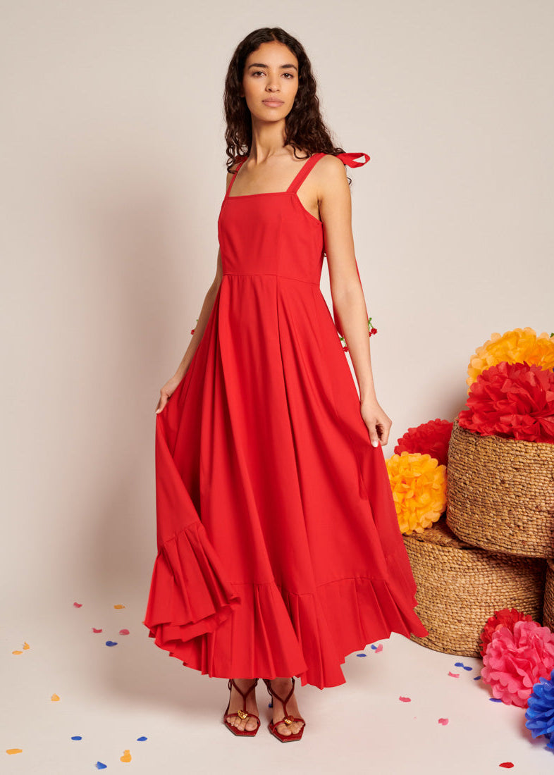 Sister Jane - Carmen Maxi Dress - Red -