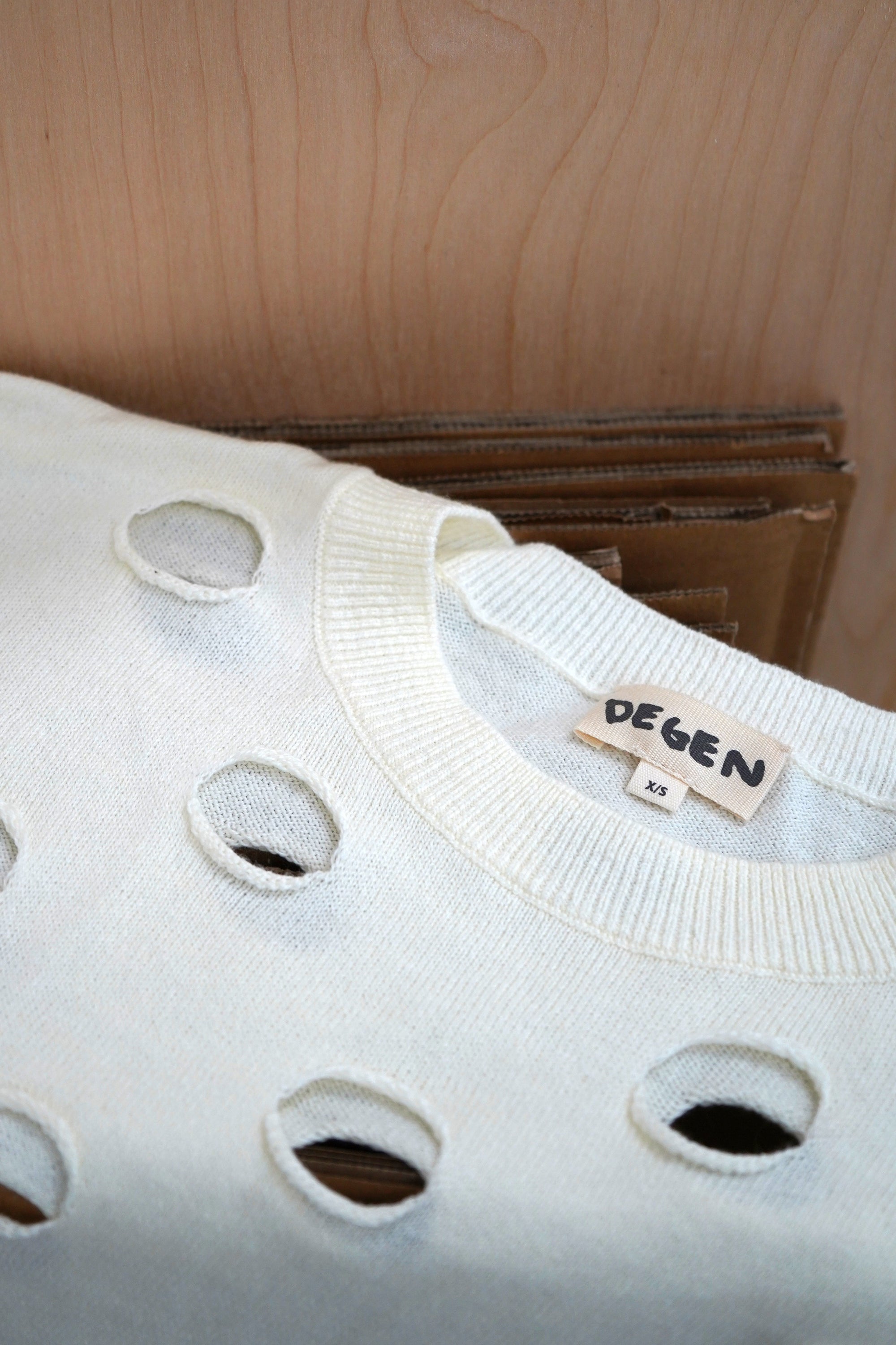 DEGEN - Bind Off Tee - Cloud -