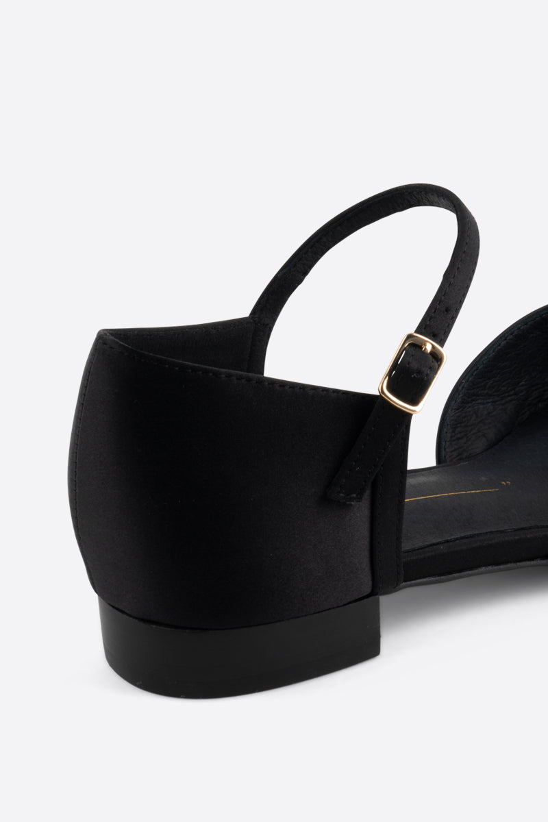 Intentionally Blank - Elizabeth Satin Mary Jane -
