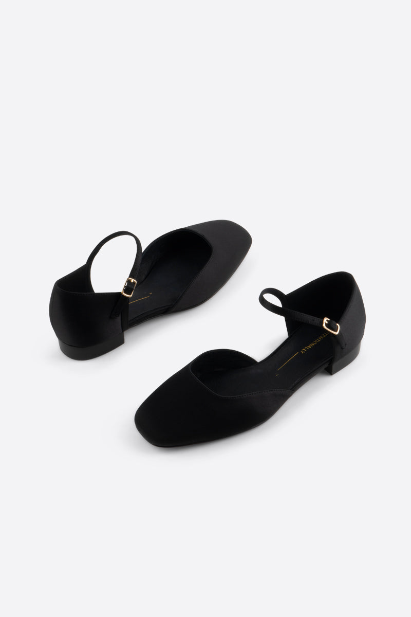Intentionally Blank - Elizabeth Satin Mary Jane -