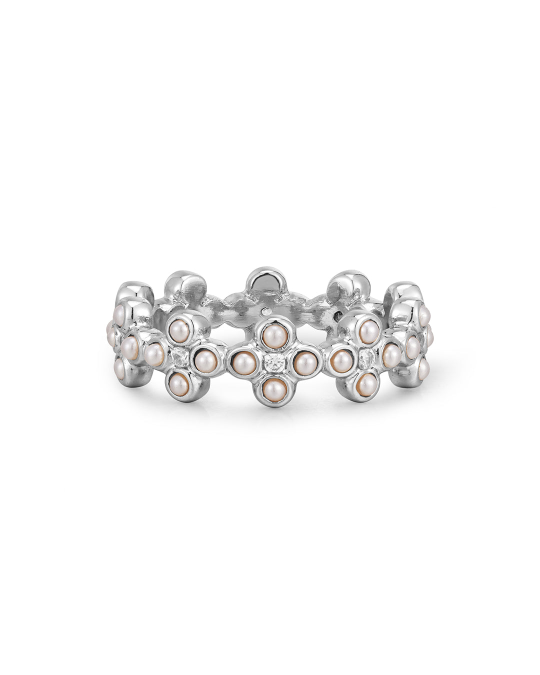 Luv Aj - The Daisy Stud Ring - Silver