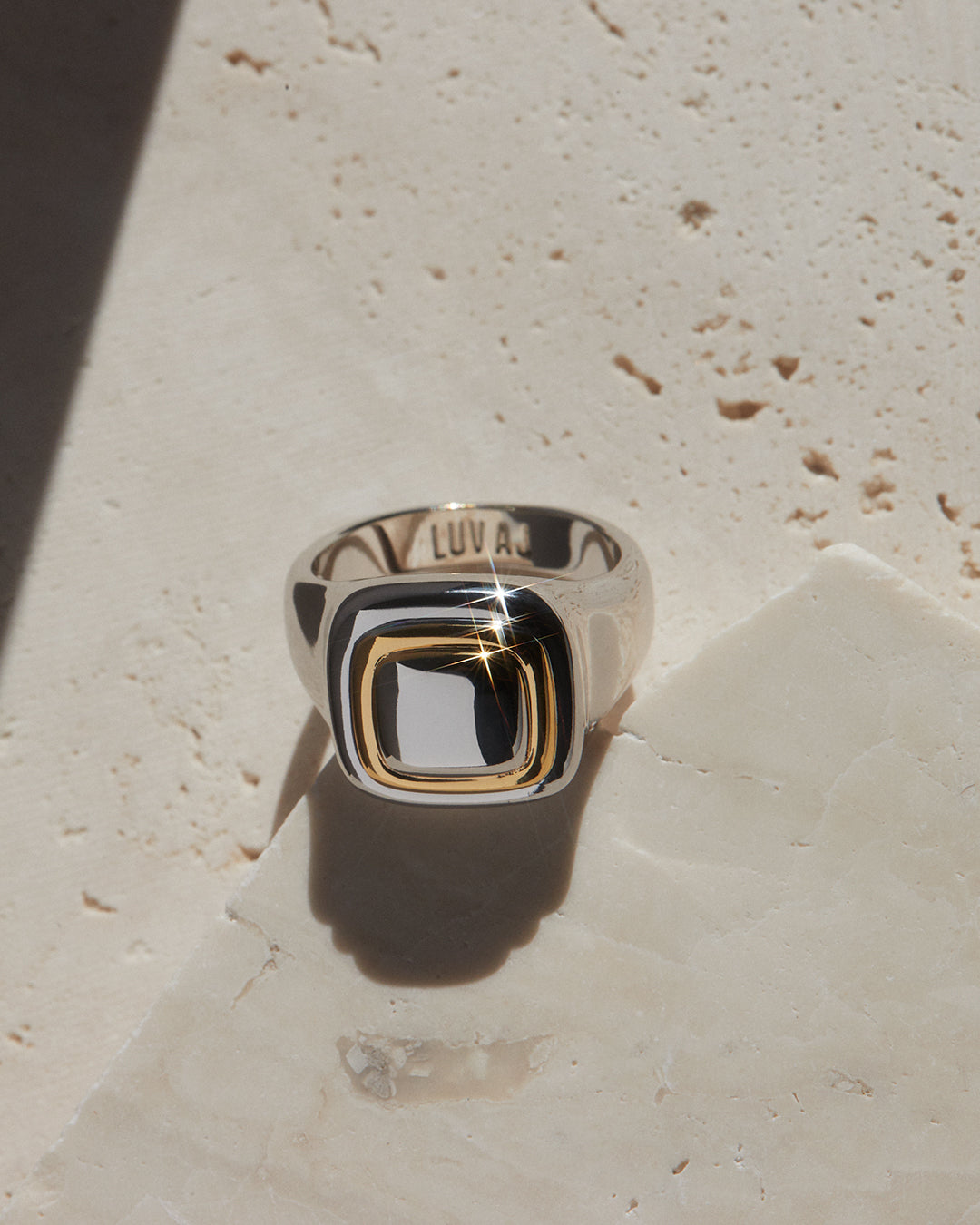 Luv Aj - Dalia Two-Tone Ring -