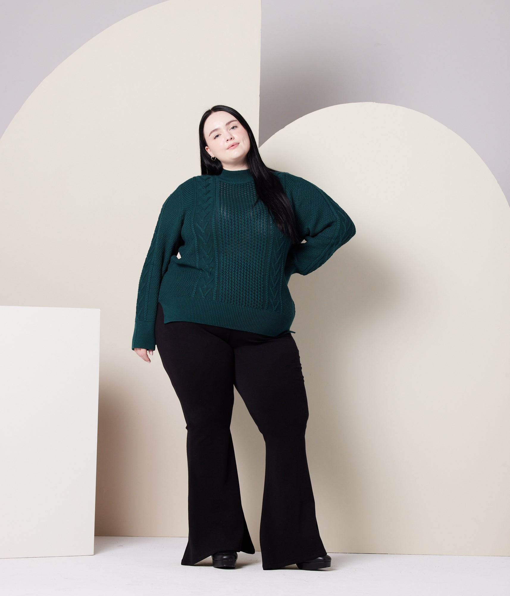 Known Supply - Dallas Sweater - Peacock -