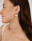 Ettika - Polished Double Pebble Drop Earrings - Gold -