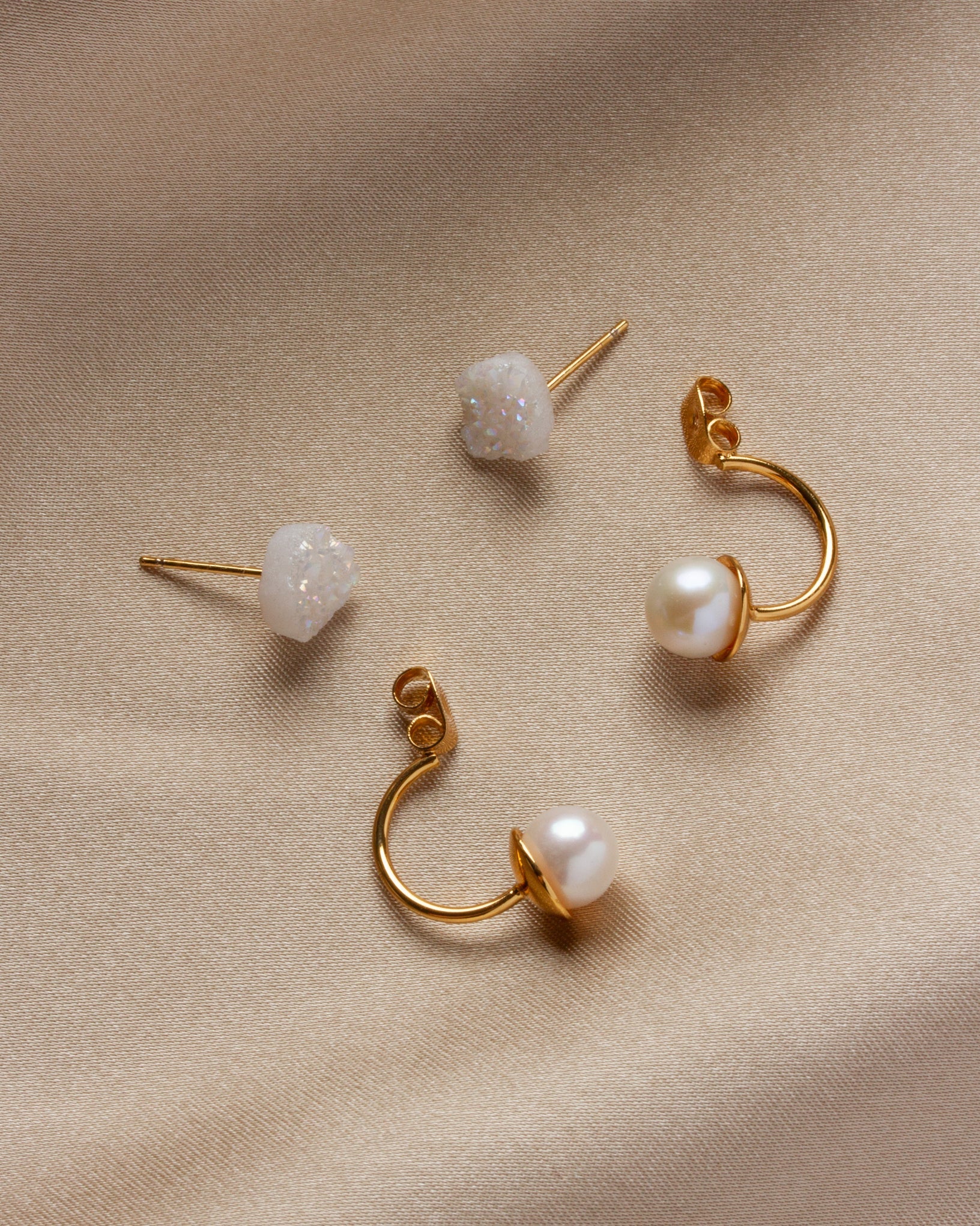 Ebb and Flow Front Back Earrings
